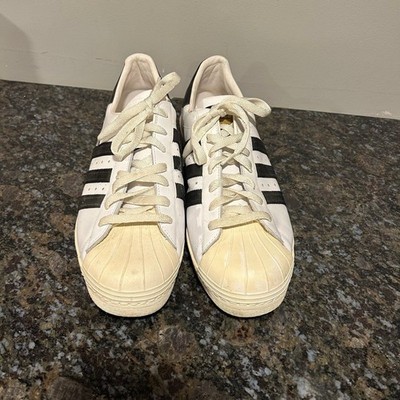 2015 Adidas Super Star 80s White/Black G61070 Sneaker Men US Sz 13