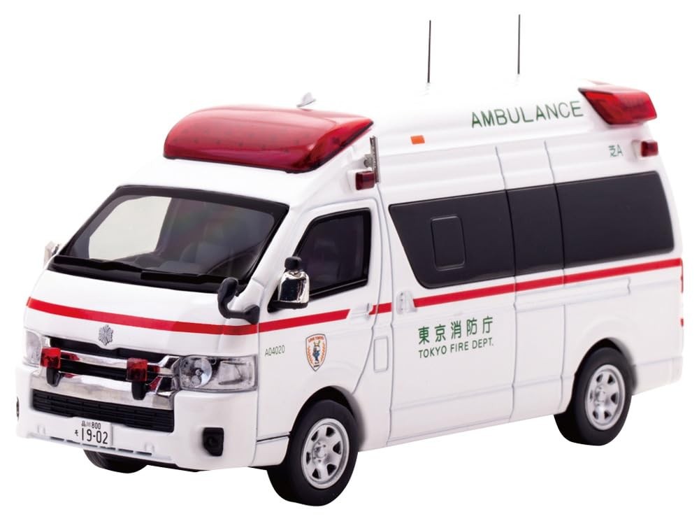 CARNEL 1/43 Toyota Himedic 2022 Tokyo Fire Department High