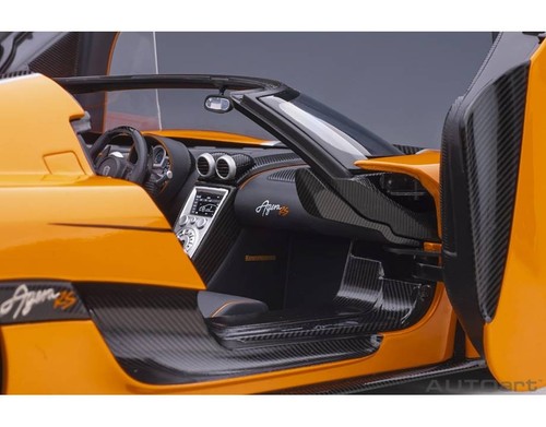 AutoArt Koenigsegg Agera RS Cone Orange / Carbon with Black Accents 1/18. 79023 - Picture 10 of 16