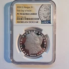 2024-S Morgan Silver Dollar $1 Proof Silver NGC PF70 Ultra Cameo First Day