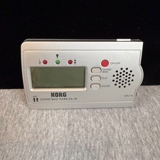 Korg GA-30 Guitar Bass Tuner Digital LCD Meter Original Box  Tested w/ Video