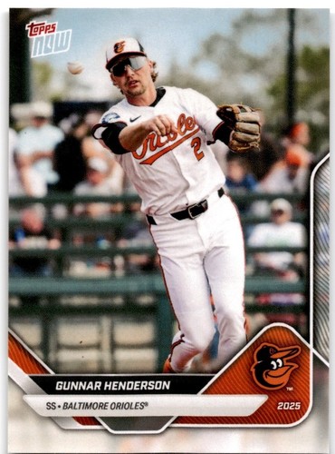 Gunnar Henderson Baltimore Orioles 2025 MLB Mcfarlane Legacy