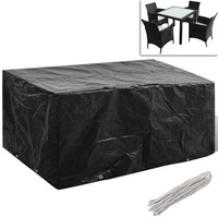 GartenmöBel-Abdeckhaube 8 ÖSen 180X140X90 Cm Wetterfest Uv-BestäNdig