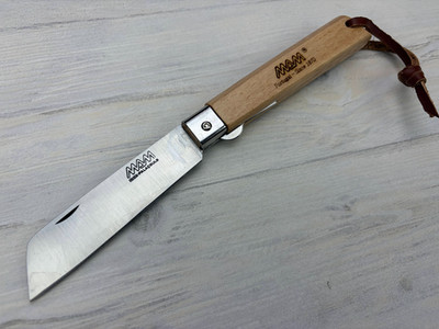 MAM Operario Linerlock Wood Handle Folding Knife  Sheepsfoot Blade Portugal Made