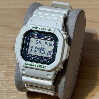 時計 CASIO G-SHOCK G-5600GR Casio G-Shock G-5600GR-7 White & Green Tough Solar Square Digital