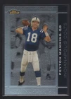 2007 Topps Finest Football Black Refractor Peyton Manning #1