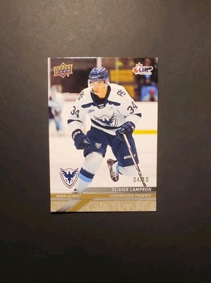 High Gloss #'d/10 Insert 2024-25 CHL Upper Deck    OLIVIER LAMPRON