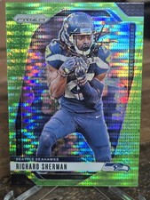 2024 Panini Prizm - Richard Sherman #265 Neon Green Pulsar Prizm