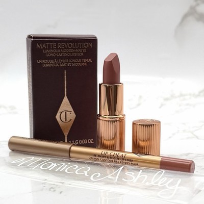 Charlotte Tilbury Mini Pillow Talk Lipstick & Lip Liner Set, Travel New