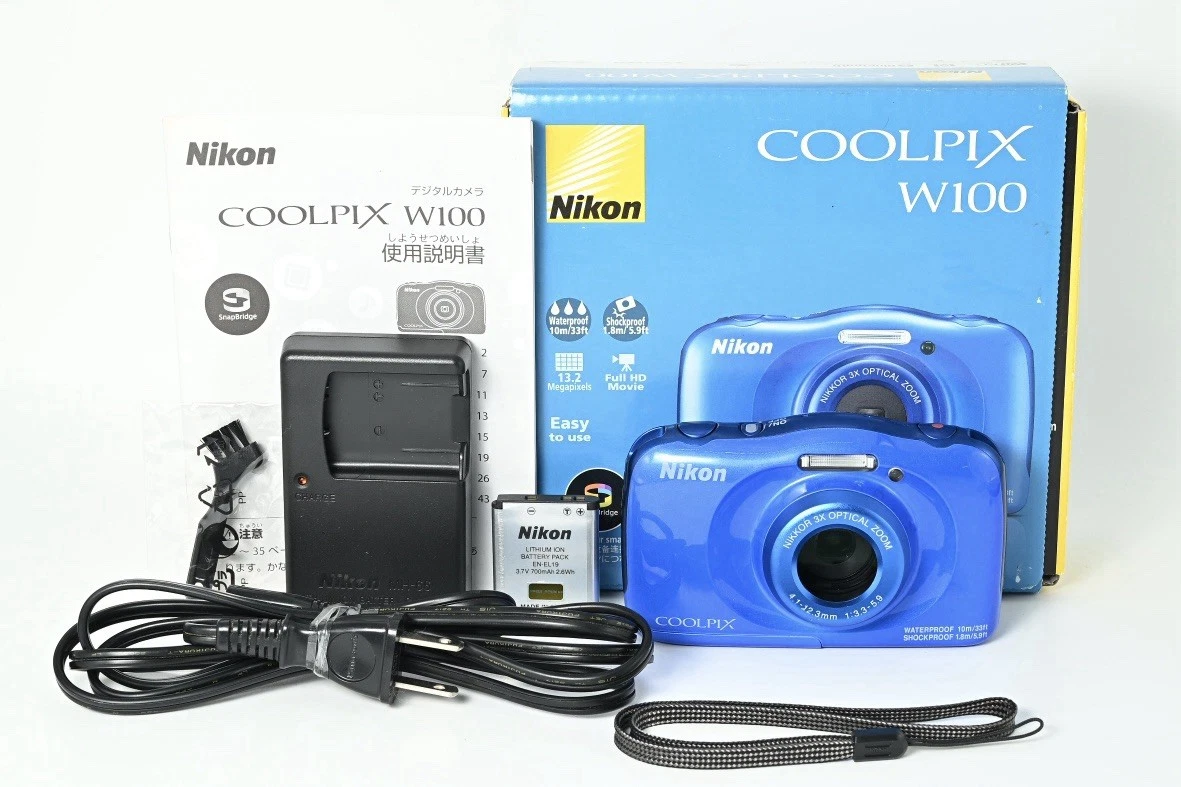 Preços baixos em Câmeras digitais Nikon Coolpix W100 | eBay