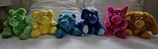 Set Of 6 Vintage Kodak Kolorkins Zoom Flash Click Snap Rewind  Shutter Plush 9"