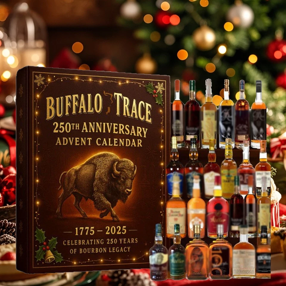 2025 Buffalo Trace Advent Calendar 24Days Blind Box Christmas Tree HangingDecor - Image 2 of 4