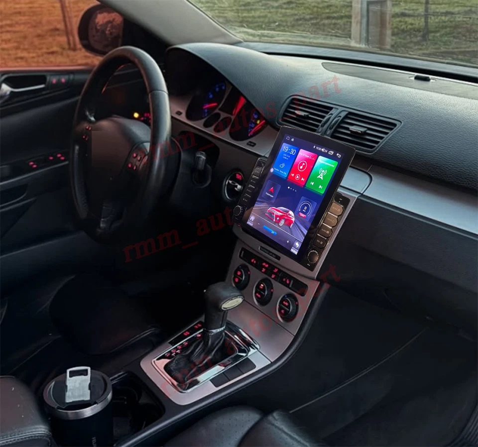 Radio de coche estéreo GPS WiFi 32G para VW Passat 2006-2010 Android 15.0 CarPlay Foto 3 de 4