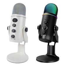 Multipurpose USB Condenser Microphones Builts in Noise Suppression Plugs Play