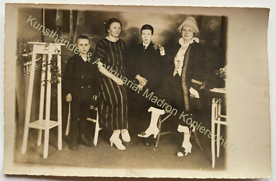 orig. Photo postcard 1925 Masquerade Ball Berlin 1920s