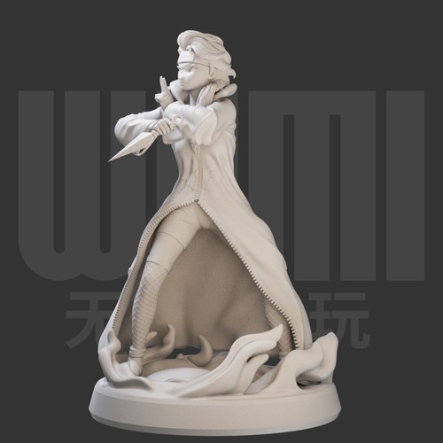 1/24 resin figures model Ninja version of Princess Elsa Unassembled unpainted - Picture 4 of 9