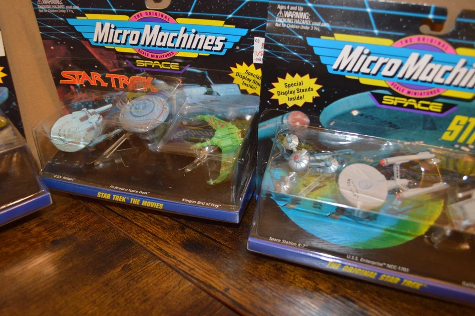 Набор из 6 микро машин STAR TREK 1993-1995 - Изображение 3 из 4