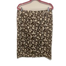 Lauren Ralph Lauren Brown and Cream Pencil Skirt 12