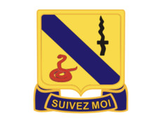 4" 14th acr suivez moi army bumper sticker decal usa made