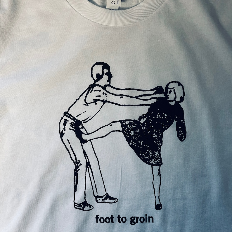 Punk Rock Foot to Groin Band T-Shirt Unisex Music Tee