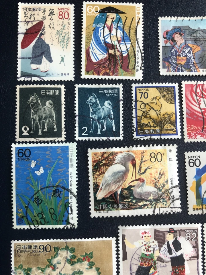 Stock Page With Japan 1989-2000 Mix Stamps, 40 Pcs, cancelled, Very Fine - Image 2 of 4