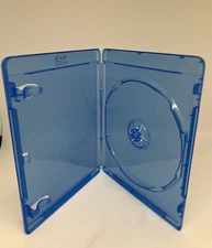 50 PCS NEW 11MM Single Blu-Ray Disc DVD Cases, W/SilkPrinted Blu-Ray Logo, BL8