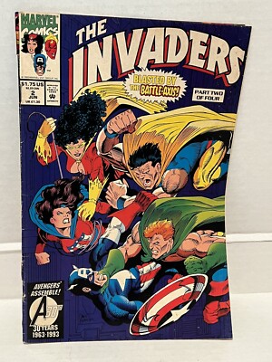 The Invaders Marvel Comics Vol. 2 Issue #2 Jun. 93
