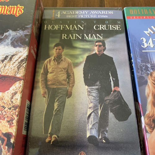 Sealed Vhs Lot Ten Commandments Rain Man Hoosiers Titanic Independence Day - Picture 4 of 14