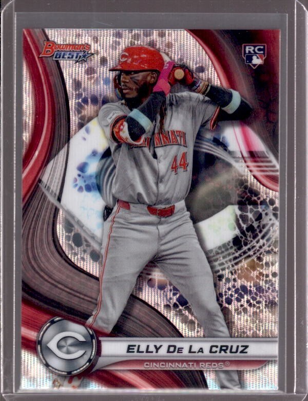 ELLY De La CRUZ 2024 Bowman's Best #20 Wave Refractor Rookie RC Cincinnati Reds