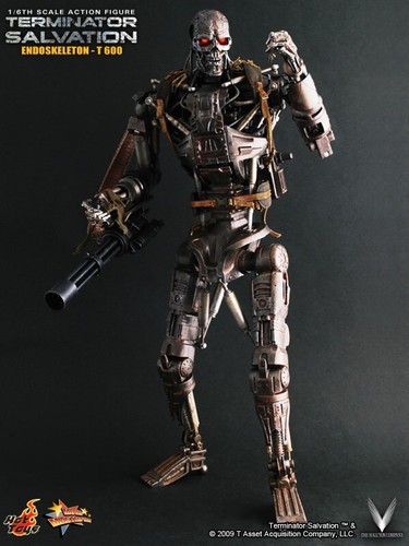 HOT TOYS MMS93 TERMINATOR SALVATION T-600 EXOSKELETON 1/6 SCALE FIGURE NEW U.S. - Picture 5 of 5