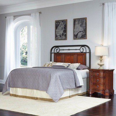 Home Styles Richmond Hill Headboard 2 Piece Bedroom Set In Cognac 95385017828 Ebay