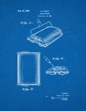 Carpet Sweeper Patent Print Blueprint