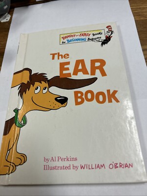 Dr. Suess  TheEarBook  HC Beginning Reader Homeschool 1968 NEW