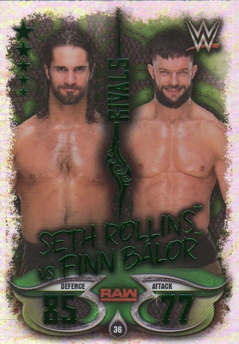 Tarjetas Topps WWE Slam Attax LIVE 2018 BASE SUPERSTAR #33 a #197 - Imagen 5 de 166
