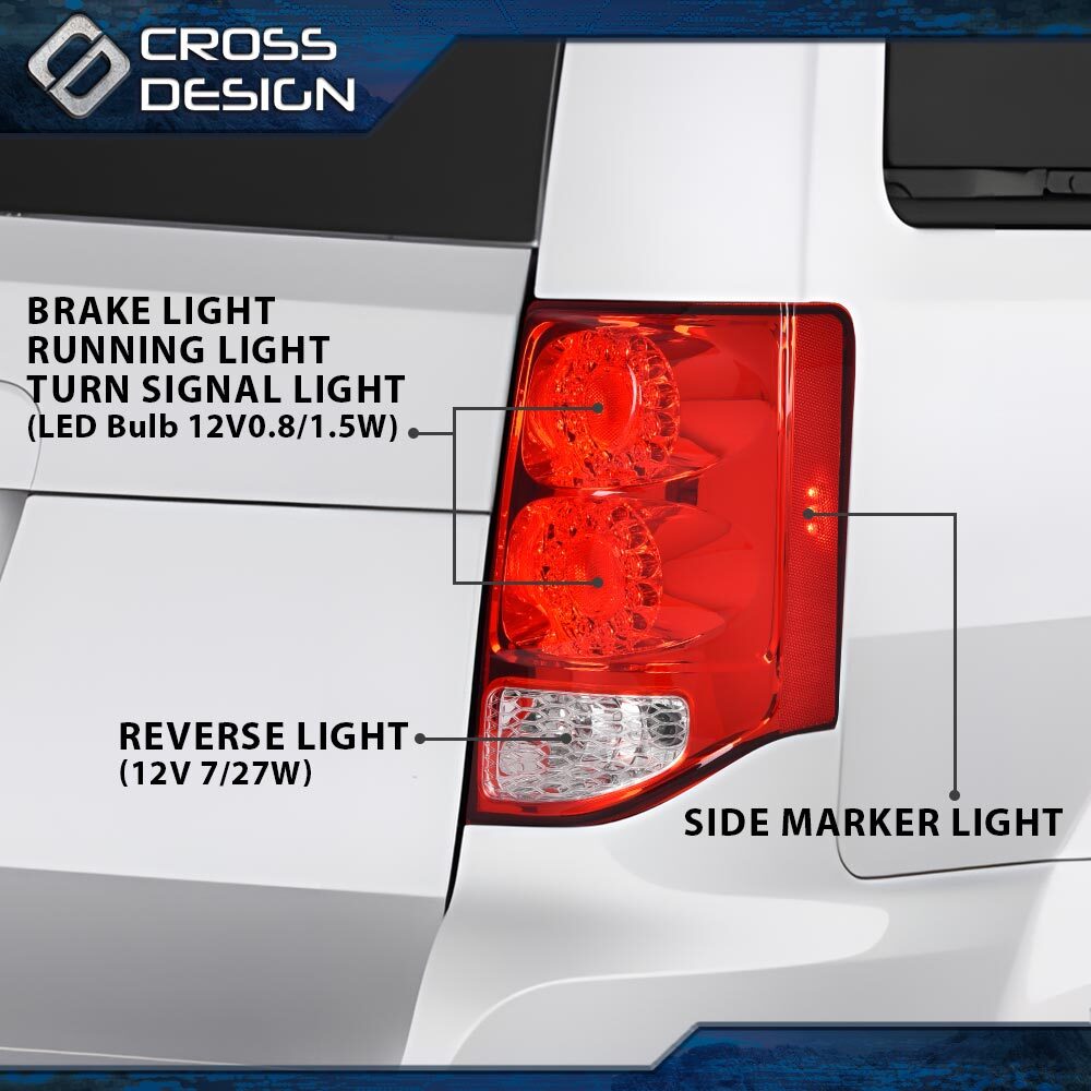 Aazon.co: AUTOONE - For 2011-2020 Dodge Grand Caravan Tail Light