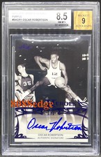 2013 LEAF SPORTS HEROES AUTO: OSCAR ROBERTSON #1/1 GREATEST BGS 8.5 AUTOGRAPH 9