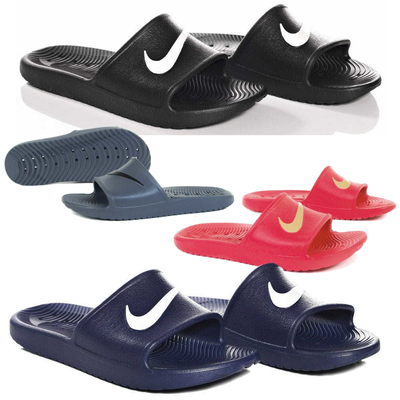 NIKE KAWA SHOWER MENS SLIP ON FLIP FLOPS SANDALS BEACH POOL | eBay