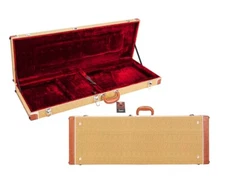 🎸FAST, FREE SHIPPING!🎸New! Glarry Plush Tweed Hard Case 4 Electric Guitar!