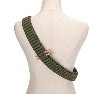 Tactical 50 Shell Rifle Bullet Bandolier f.357 7.62x39mm .38 Tactical 50 Shell Rifle Bullet Bandolier f.357 7.62x39mm .38
