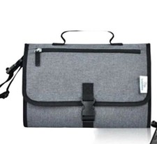Portable Diaper Changing Pad Clutch Kit Waterproof with Fasten Belt