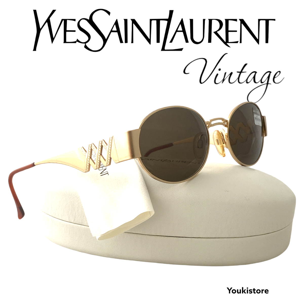 YVES SAINT LAURENT occhiali da sole 6028 Y101 VINTAGE sunglasses M