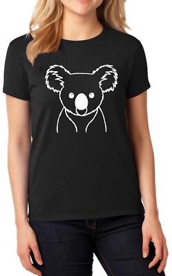 Koala lustig süß T-Shirt Baumwolle Freizeit lustig T-Shirt Mädchen Frauen Weihnachtsgeschenk