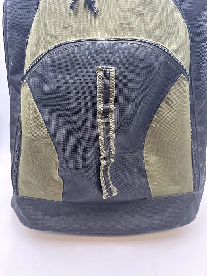 Eddie Bauer Rolling Travel Bag Wheeled Carry-On Suitcase Luggage Black Green 22" - Image 3 of 4