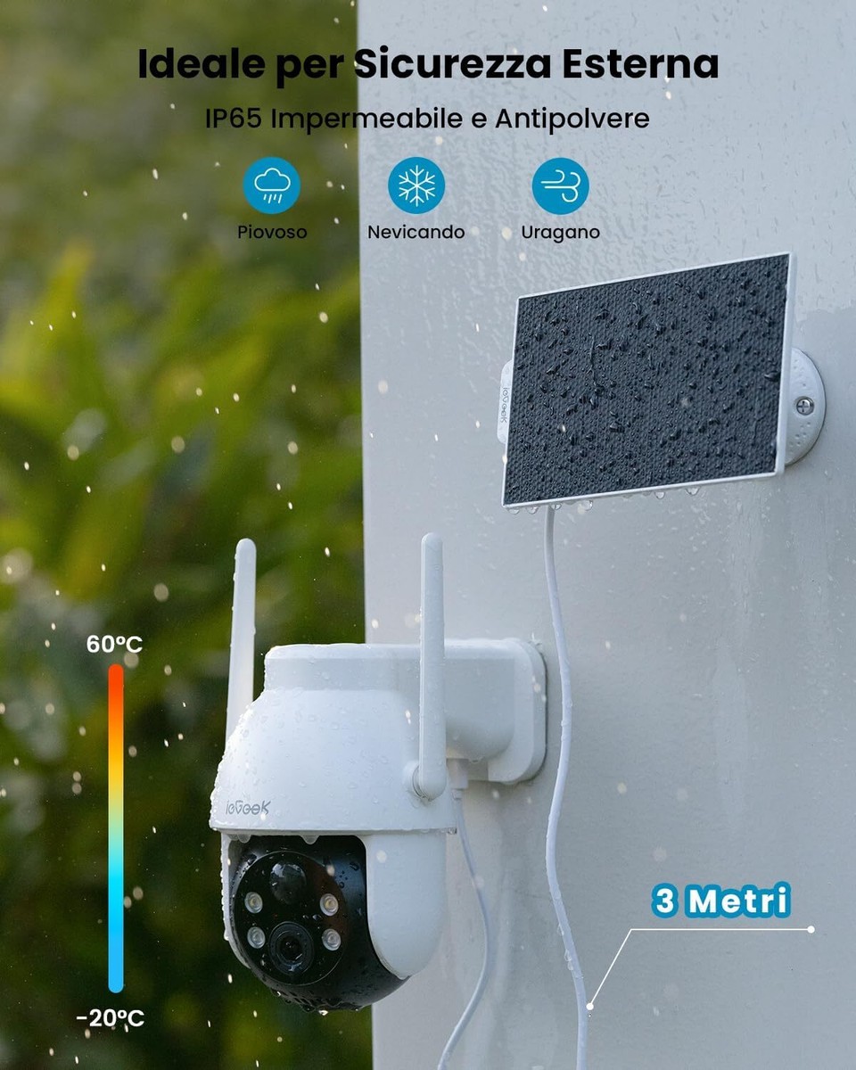 Camera Password Reset Tool Download Telecamera Esterna ENSTER 4G LTE - Doppia Lente, 2K, PTZ 355°, Senza Wi-Fi, Con SIM Telecamera Esterna 4G - Foto 6