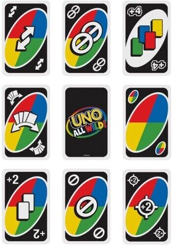 Mattel Games - UNO All Wild [New ] Card Game, Table Top Game