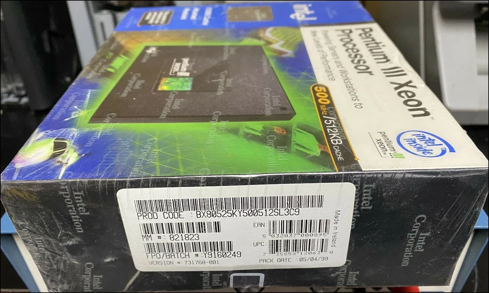 Intel SL3C9 D7109 Slot 2 Intel PIII Xeon Pentium Processor 500/100/512 New in bx - Image 2 of 2