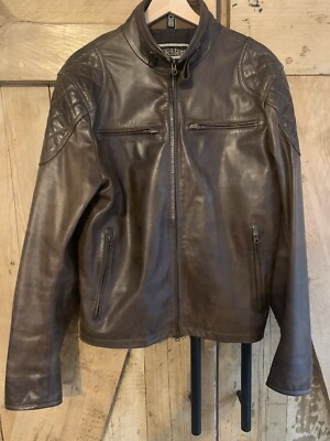 Matchless Osborne Quilt XXL Antique Brown Leather Fits