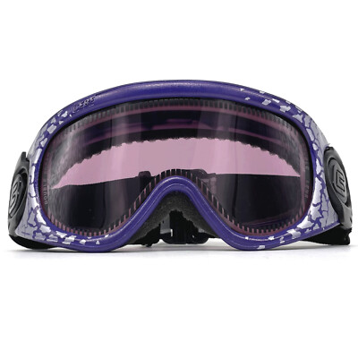 Vintage CEBE '' DOUBLE LENS '' ski goggles - 80s France - RARE - Blue / Silver