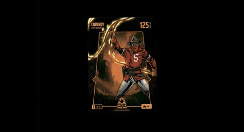 2024 Bo Jackson Battle Arena Orange Foil 125 Power Cowboy