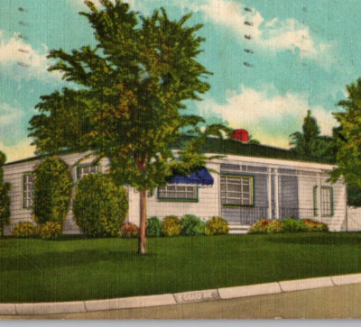 Vintage Postcard 1949 Ernie Pyle Home in New Mexico